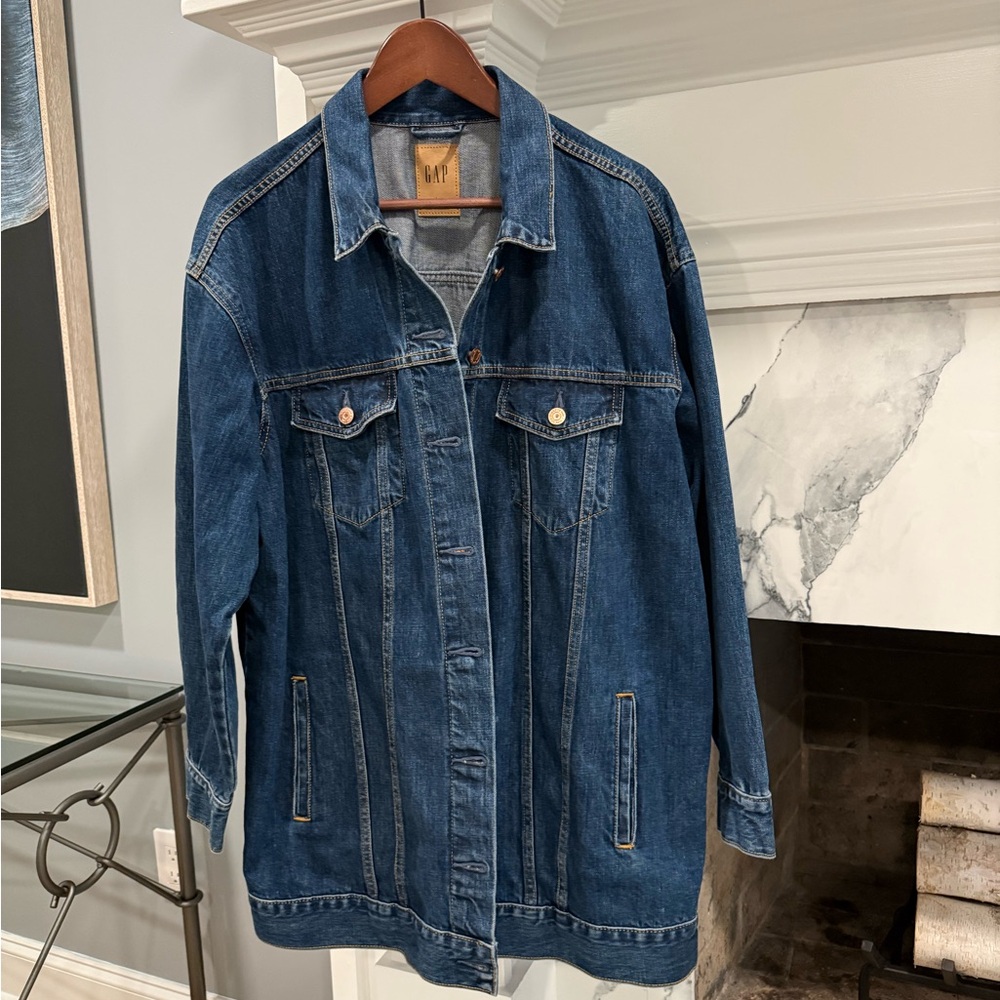 GAP Classic Blue Denim Barn Jacket